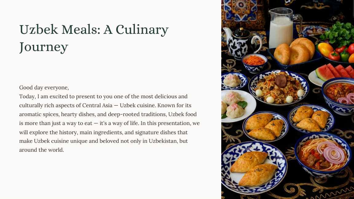 Uzbek meals