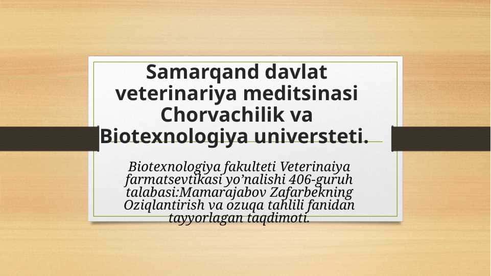Dukakli donli oziqalar protein vitamin va mineral to’yimligi.