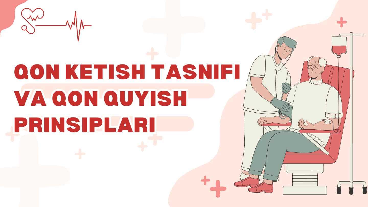 qon ketish tasnifi va qon quyish prinsiplari