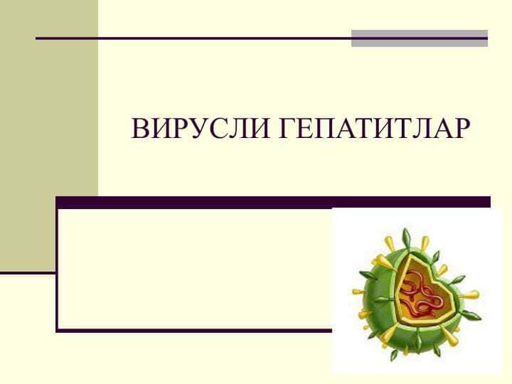 virusli gepatitlar pptx