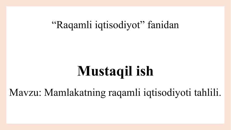 Yaponiyaning raqamli iqtisodiyoti. Raqamli iqtisodiyot fani.