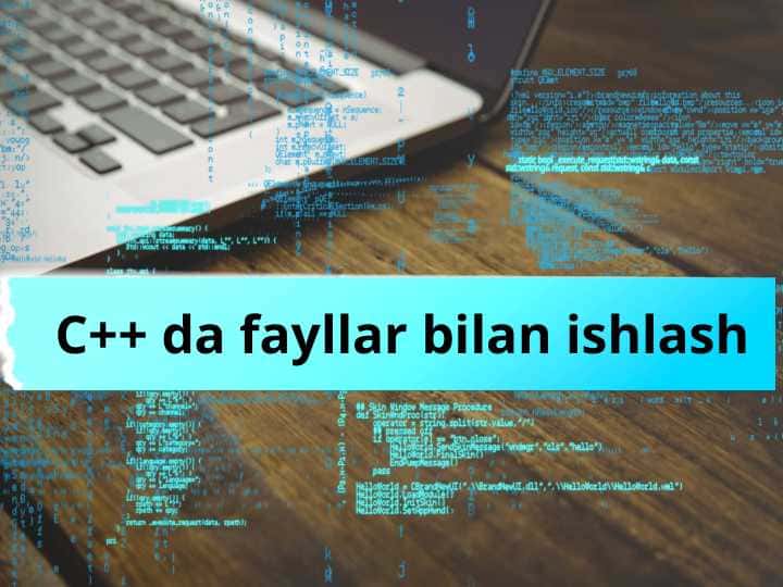 C++ da fayllar bilan ishlash