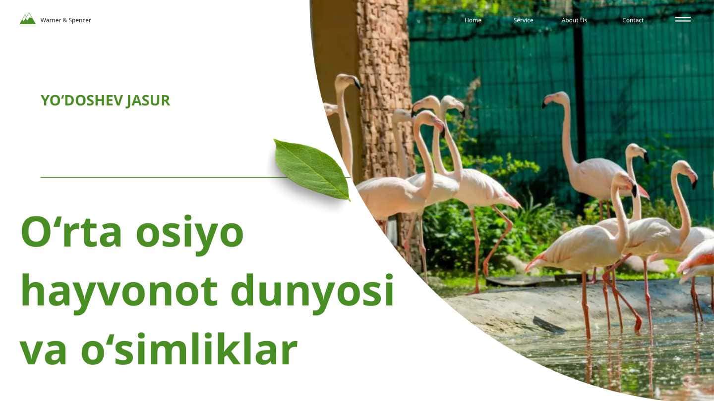 O‘rta osiyo hayvonot dunyosi va o‘simliklar