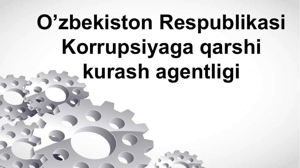 O’zbekiston Respublikasi Korrupsiyaga qarshi kurash agentligi