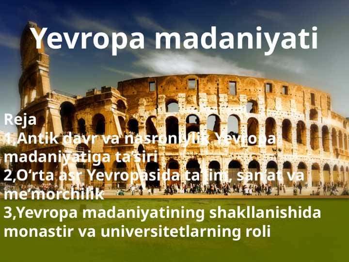 Yevropa madaniyati