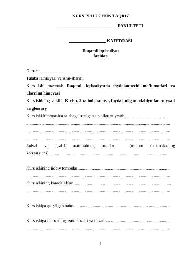 Foydalanuvchi ma'lumotlari xavfsizligi