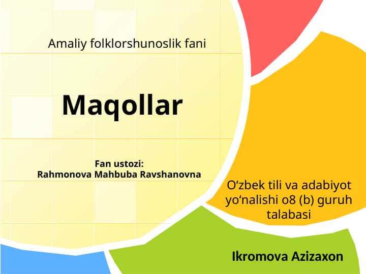 Maqollar