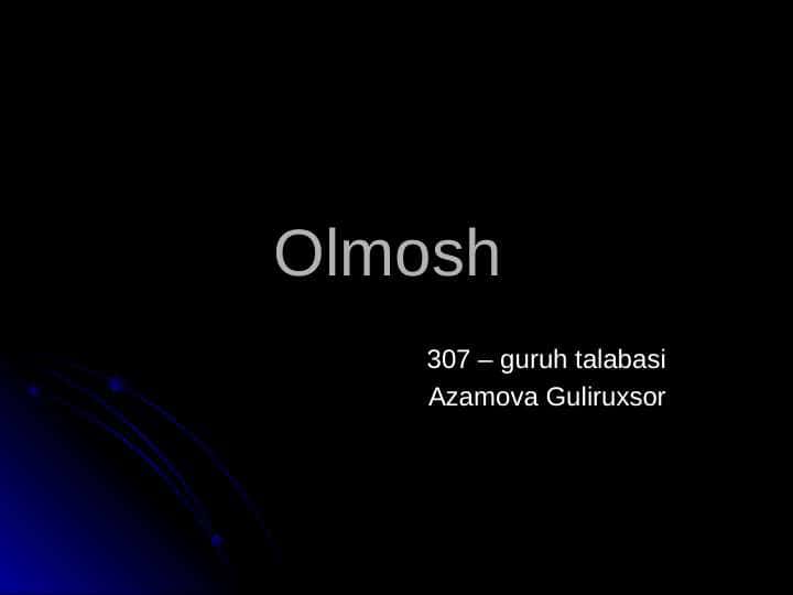 olmosh