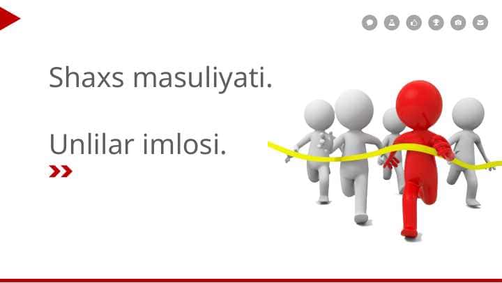 Unlilar imlosi. Shaxs masuliyati