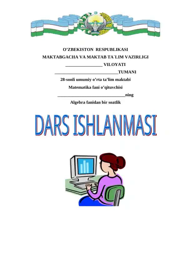 ochiq dars algebra 7-sinf