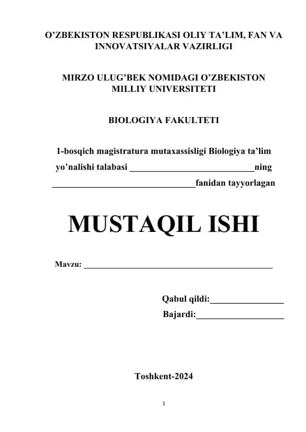 Biologiyada juda katta ma’lumotlar bazasi