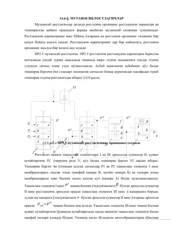 Мутаносиб ростлагичлар