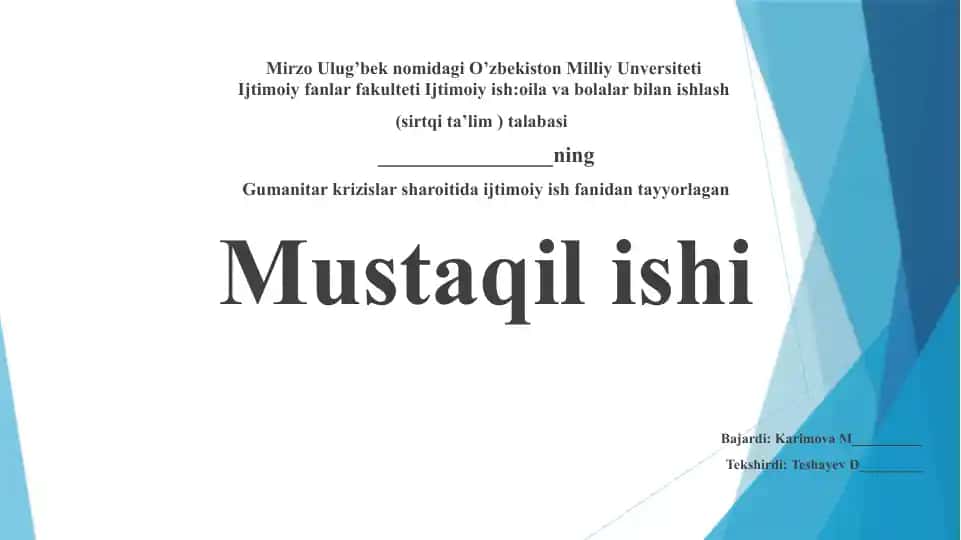 Fuqaro muhofazasining hozirgi zamon sharoitidagi ahamiyati.