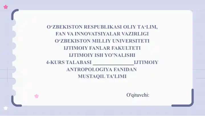Irqchilik tushunchasi va asosiy shakllari