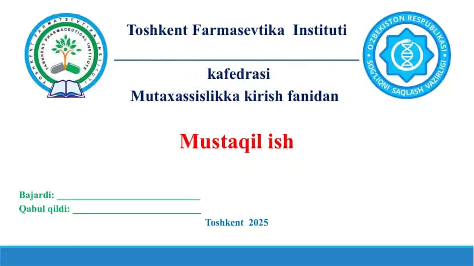 3. O'zbekistonda farmasevtik ishlab chiqarish korxonalari va ularning. Taqdimot 14 bet.