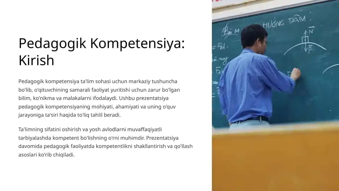 Pedagogik Kompetensiya
