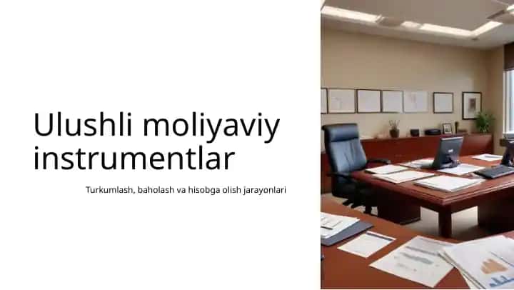 Ulushli moliyaviy instrumentlar