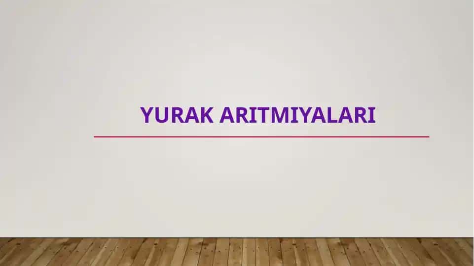 Yurak aritmiyalari