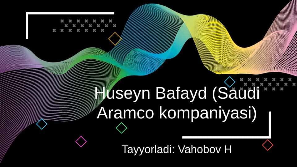 Huseyn Bafayd (Saudi Aramco kompaniyasi