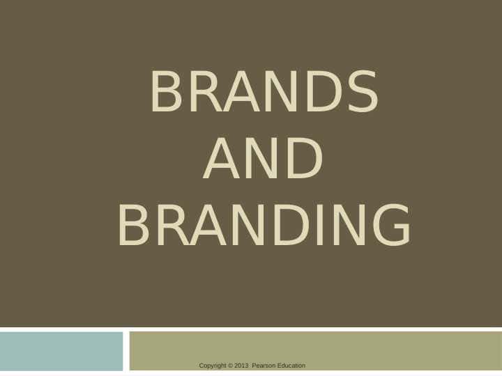 brands and branding.ppt