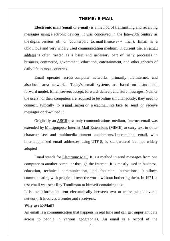 E-MAIL