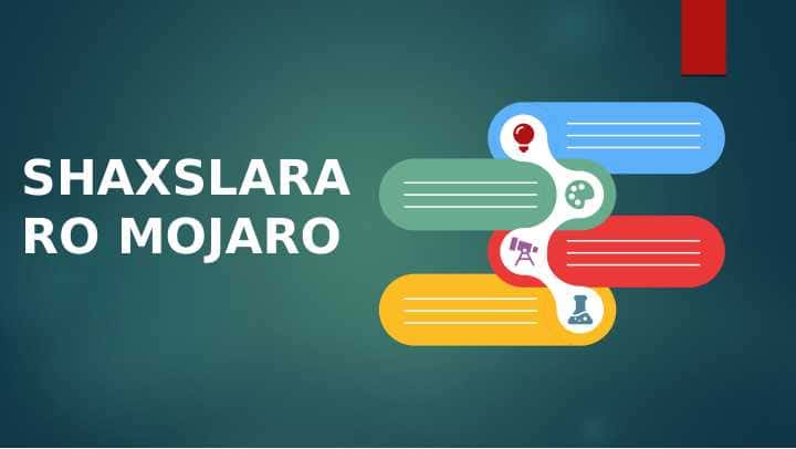 SHAXSLARARO MOJARO