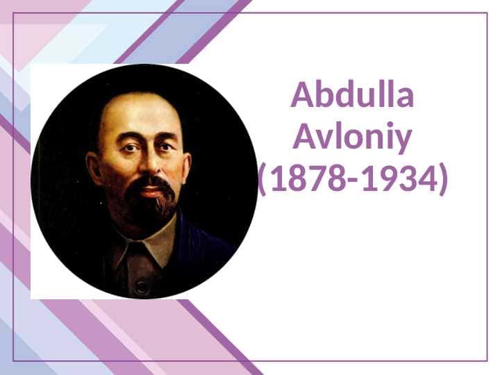 ABDULLA AVLONIY