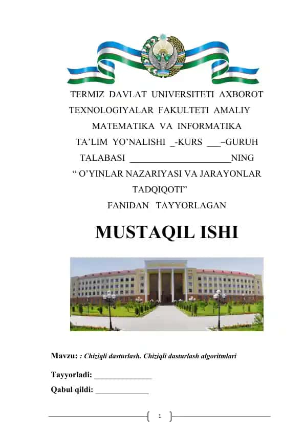 Chiziqli dasturlash. Chiziqli dasturlash algoritmlari