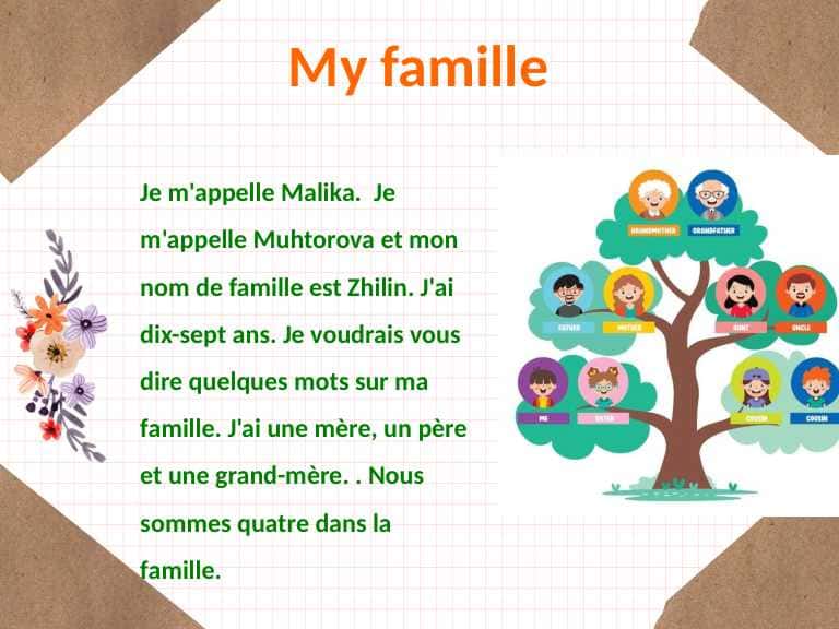 My famille