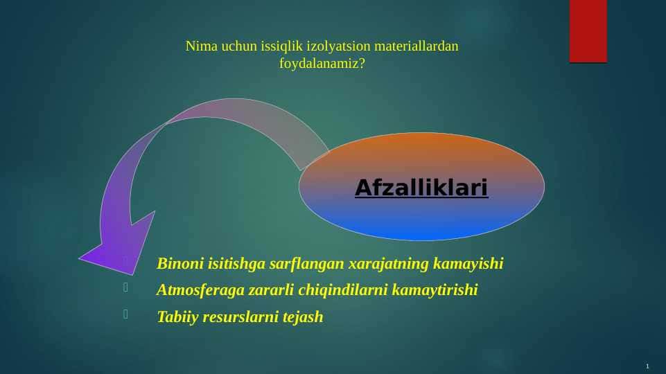 qurilish materiallarining iqtisodiy samaradorligi