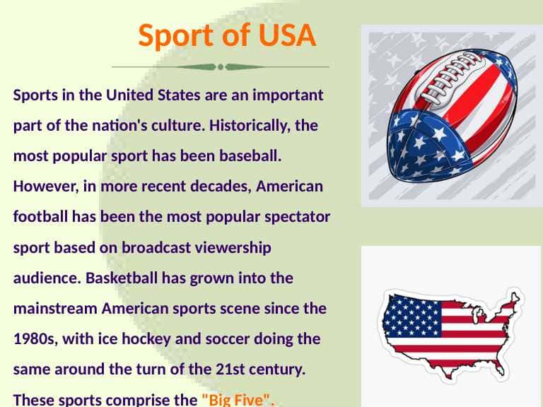 Sport of USA
