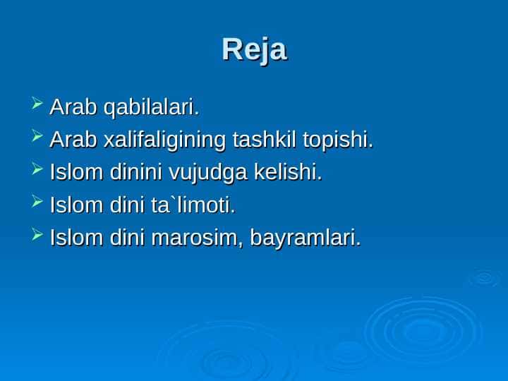Arablar va Islom dini