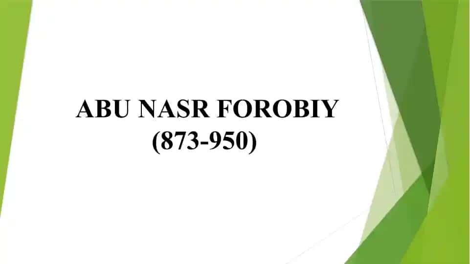 Abu Nasr Forobiy she'r haqida