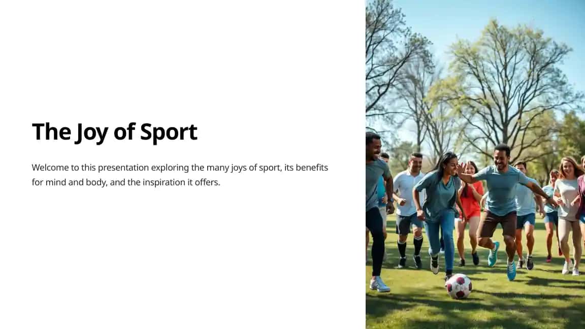 The Joy of Sport