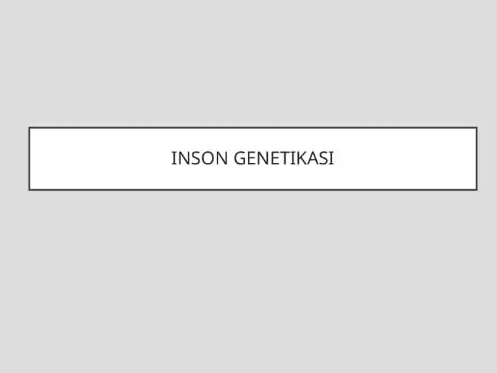 Inson genetikasi