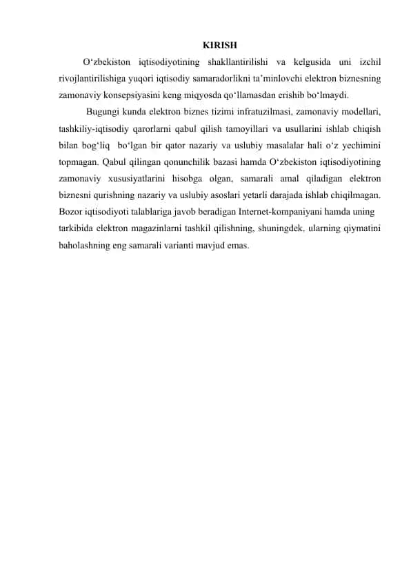 Elektron biznes asoslari