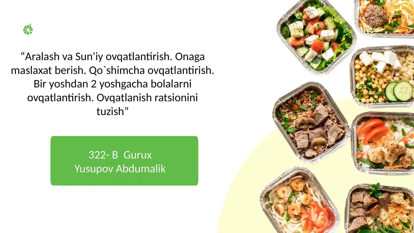 Onalar uchun maslahatlar