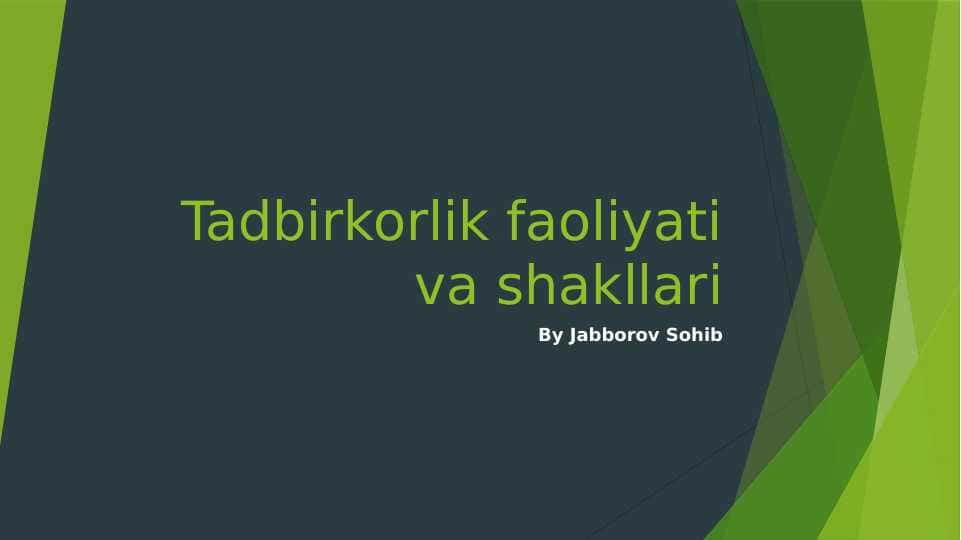 Taqdimot