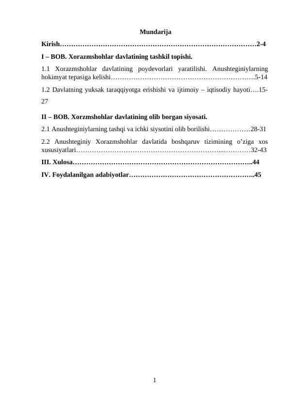 Anushtegin Xorazmshoxlar davlati