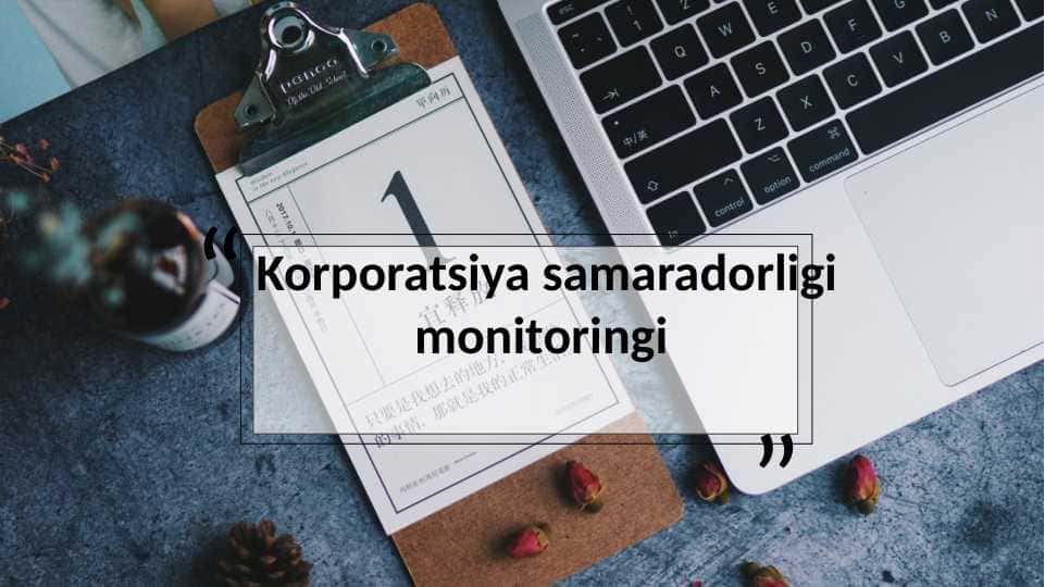 Korporatsiya samaradorligi monitoringi pptx