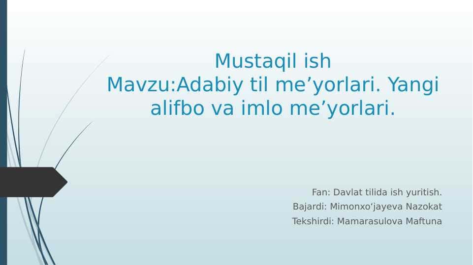 Taqdimot