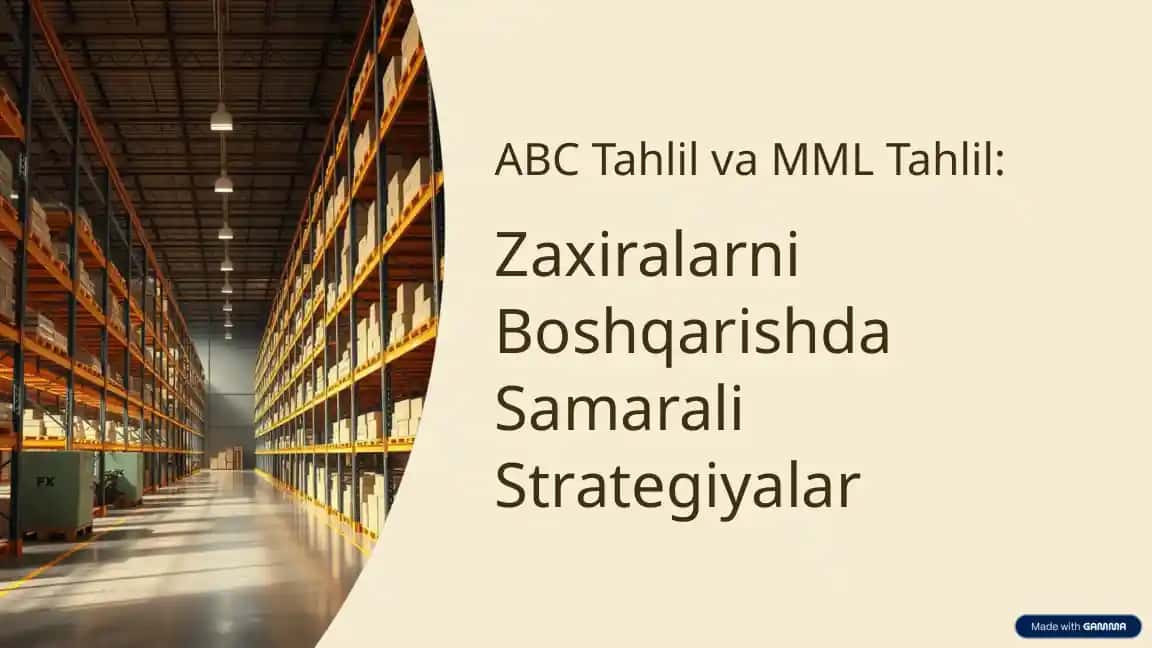 ABC Tahlil va MML Tahlil
