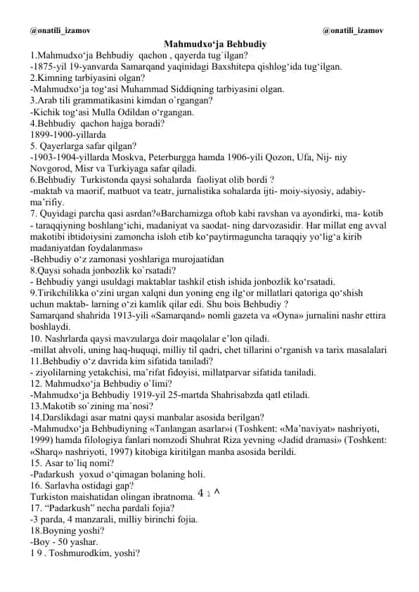 Mahmudxo‘ja Behbudiy