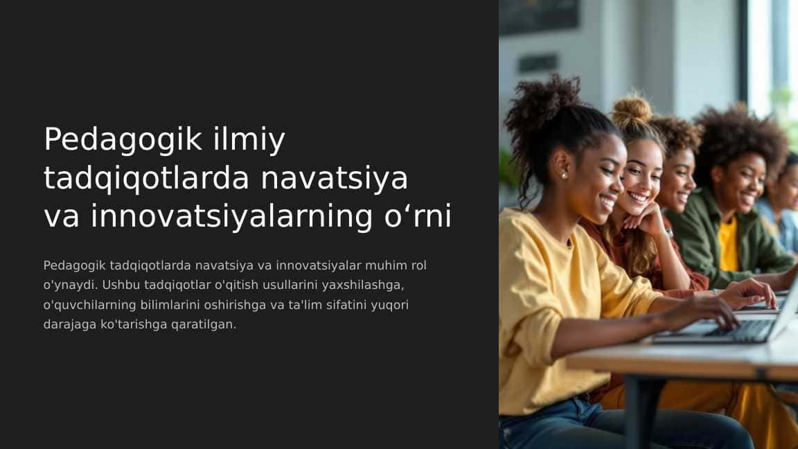 Pedagogik ilmiy tadqiqotlarda navatsiya va innovatsiyalarning о‘rni_7