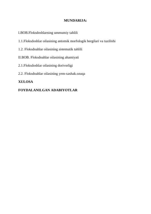 Floksdoshlar oilasi