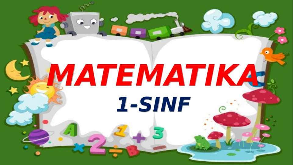 1-sinf matematika 11 dan 20 gacha bo‘lgan sonlar
