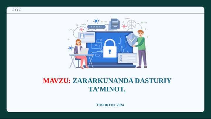 Zararkunanda dasturlar (tarmoq qurtlari)