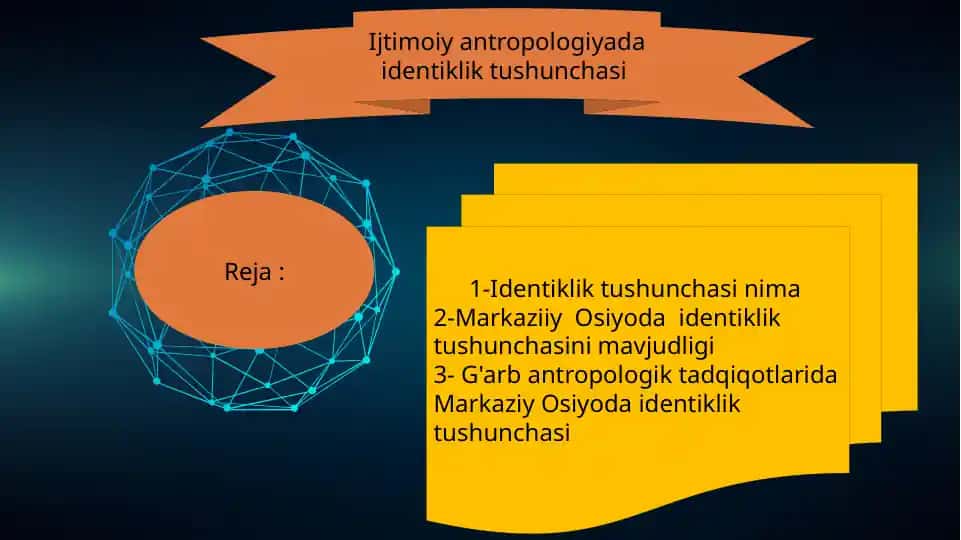 Ijtimoiy antropologiyada identiklik tushunchasi