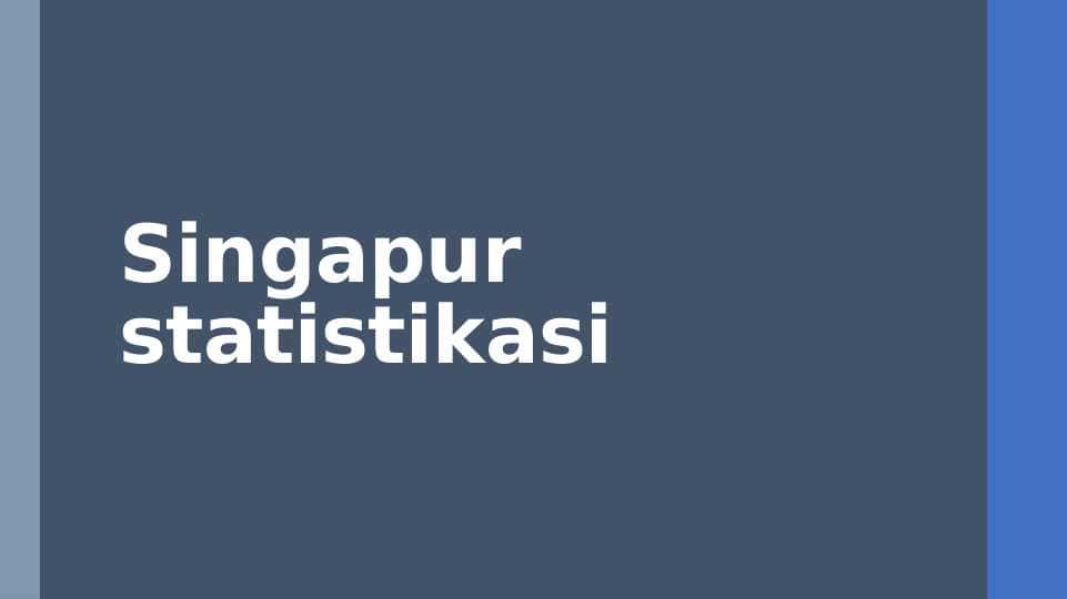 Singapur statistikasi