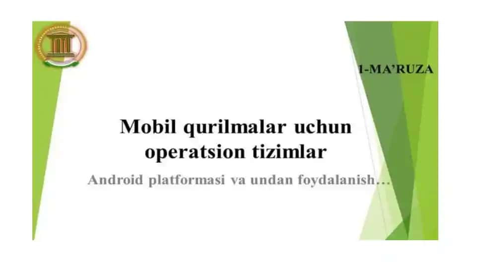 Mobil qurulmalar uchun operatsion tizim